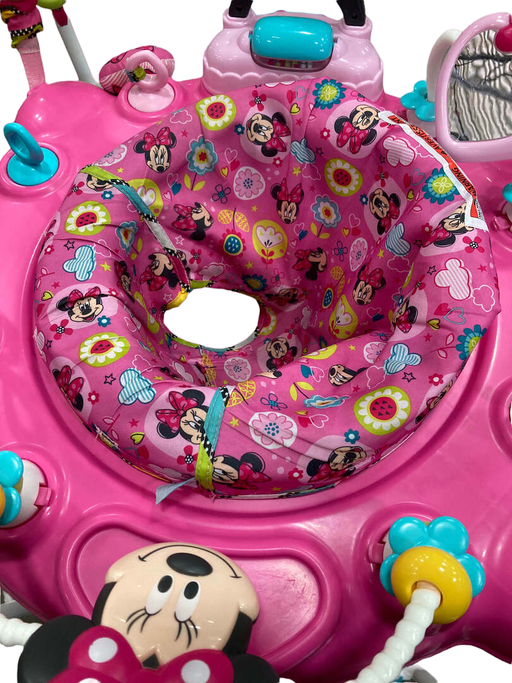 secondhand Bright Starts Activity Jumper, Minnie Mouse Peekaboo