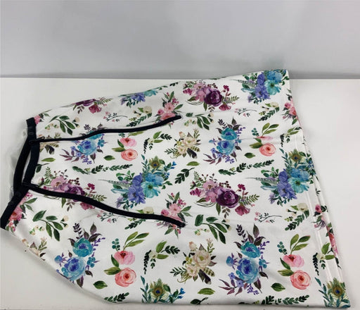 used Acrabros Baby Car Seat Cover, white floral