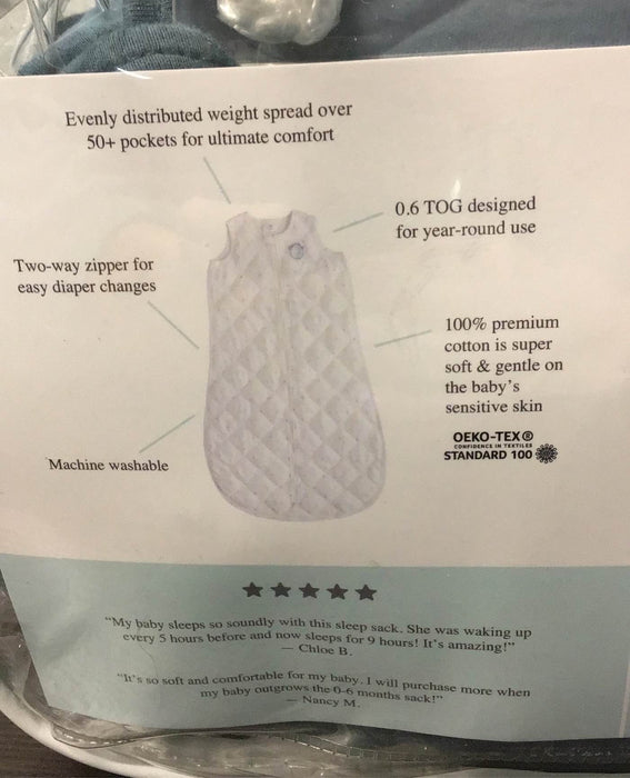 Shop Dreamland Weighted Sleep Sack, 12-24 months, Ocean Blue at GoodBuy Gear