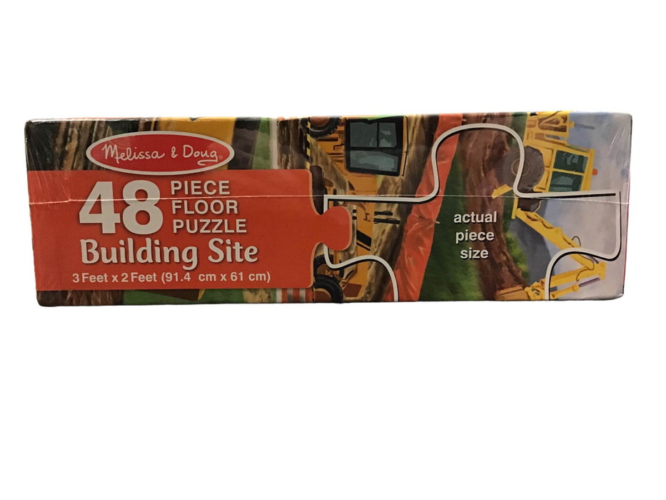 secondhand Melissa & Doug Floor Puzzle, Building Site