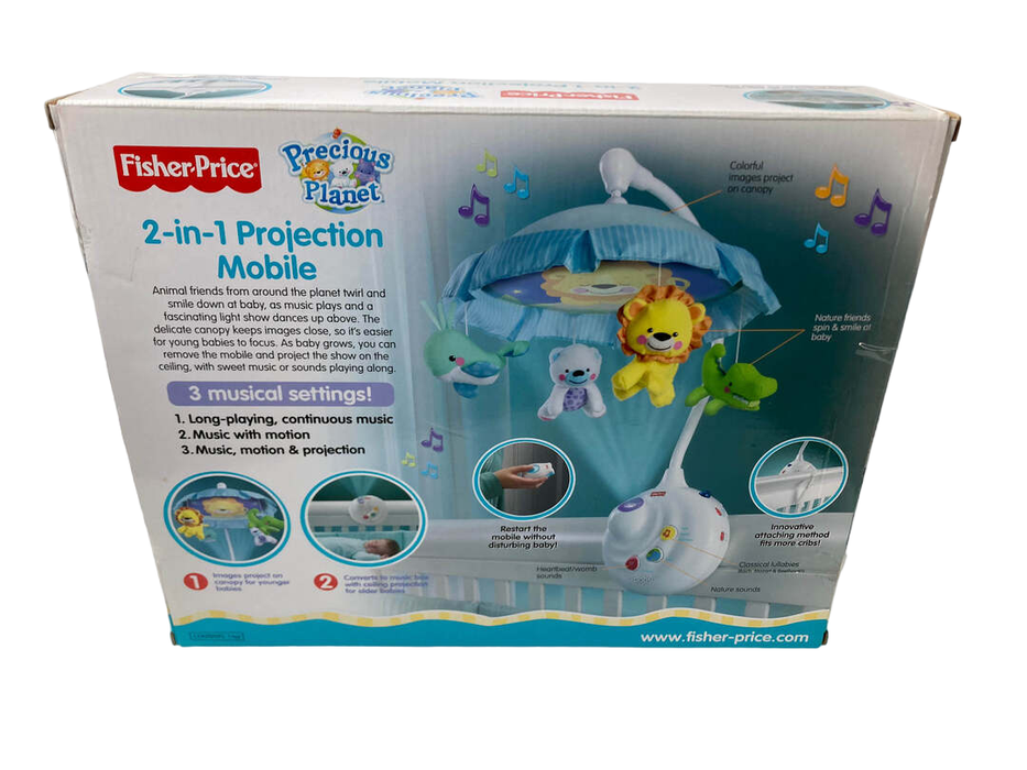 secondhand Fisher Price 2-in-1 Projection Crib Mobile