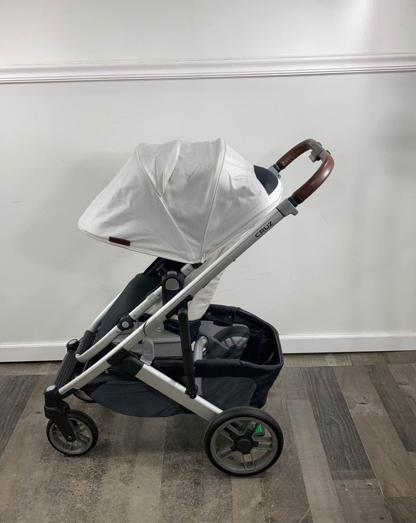 UPPAbaby CRUZ V2 Stroller, Bryce (White Marl), 2019