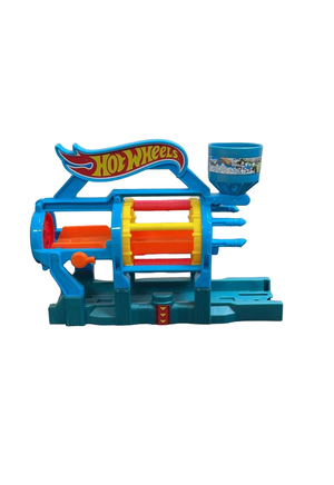 Hot wheels turbo top jet car wash playset