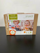 used Infantino Squeeze Pouches, 4-Fl Oz, 50 count