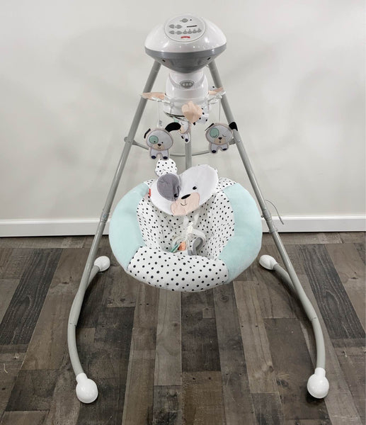 Fisher-Price® Dots & Spots Puppy Cradle 'n Swing - Balançoire pour bébé