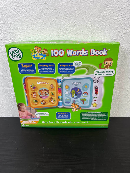 secondhand Leap Frog Learning Friends 100 Words Book