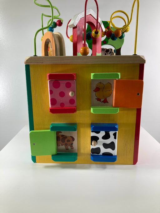 secondhand Battat Wooden Activity Cube