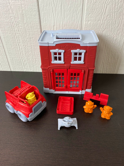 used Green Toys Fire Station Playset