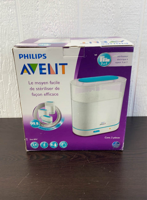 secondhand Philips Avent 3-in-1 Electronic Steam Sterilizer