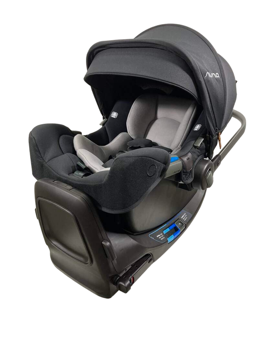 used Nuna PIPA rx Infant Car Seat, Caviar, 2023