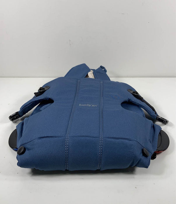 Shop BabyBjorn Baby Carrier Mini, Vintage Indigo Cotton at GoodBuy Gear