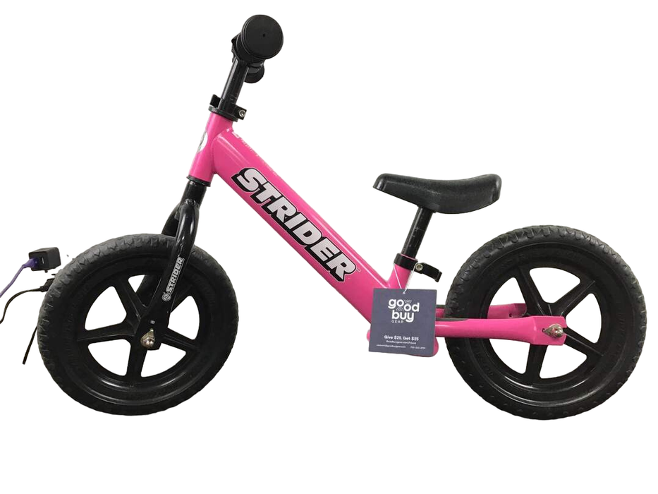 used Strider Balance Bike 12” Sport, Pink