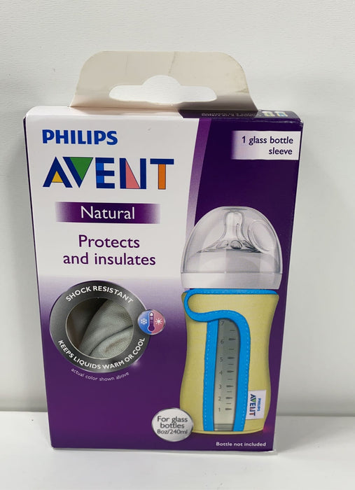 used Philips Avent Glass Bottle Sleeve, 8oz Grey