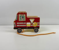 secondhand Manhattan Toy Fire Truck Pull Toy