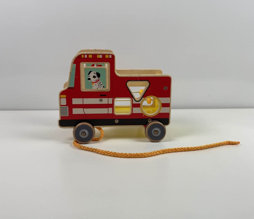 secondhand Manhattan Toy Fire Truck Pull Toy