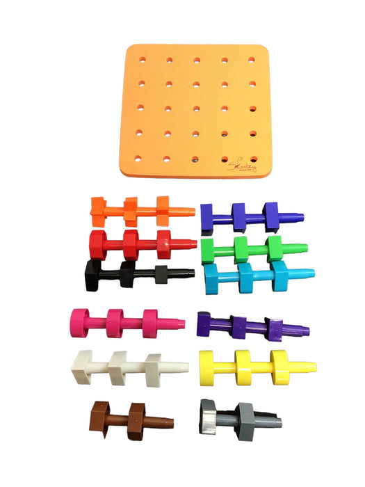 secondhand Skoolzy Stacking Peg Board