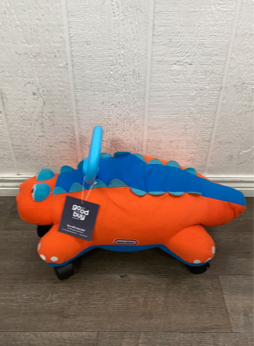 used Little Tikes Pillow Racer Green Turtle Toddler Ride On, Dinosaur