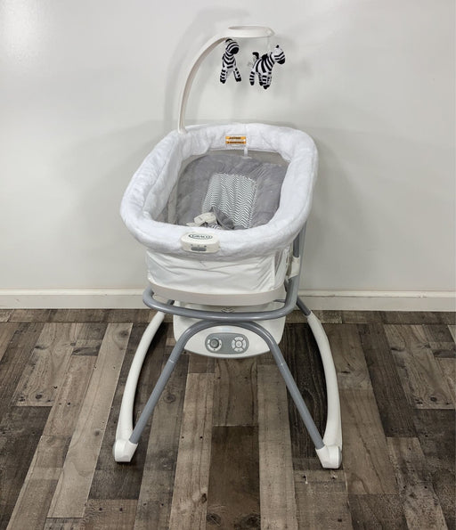 secondhand Graco Duet Glide LX Gliding Swing in Sterling, /Zagg