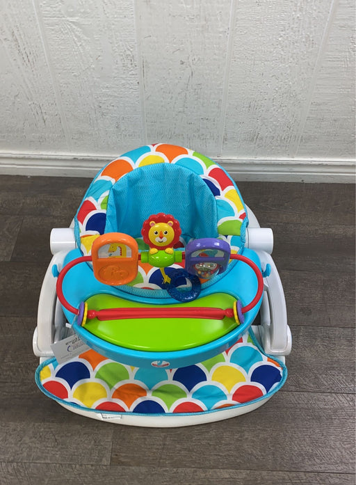 used Fisher Price Premium Sit-Me-Up Floor Seat with Toy Tray