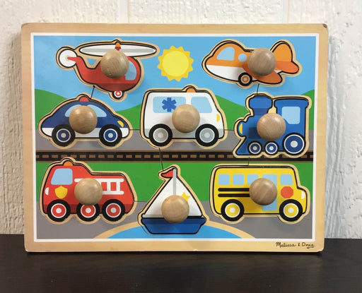 used Melissa & Doug Jumbo Knob Puzzle