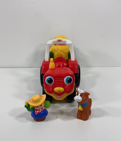 secondhand Fisher Price Little People Tow ‘n Pull Tractor