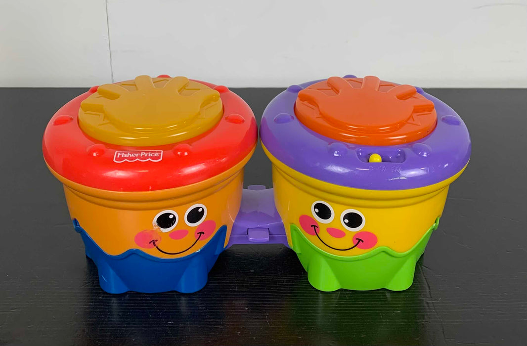 used Fisher Price Crawl Along Drum Roll Go Baby Bongo