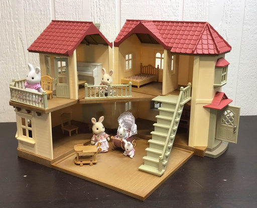 used Calico Critters Red Roof Country Home