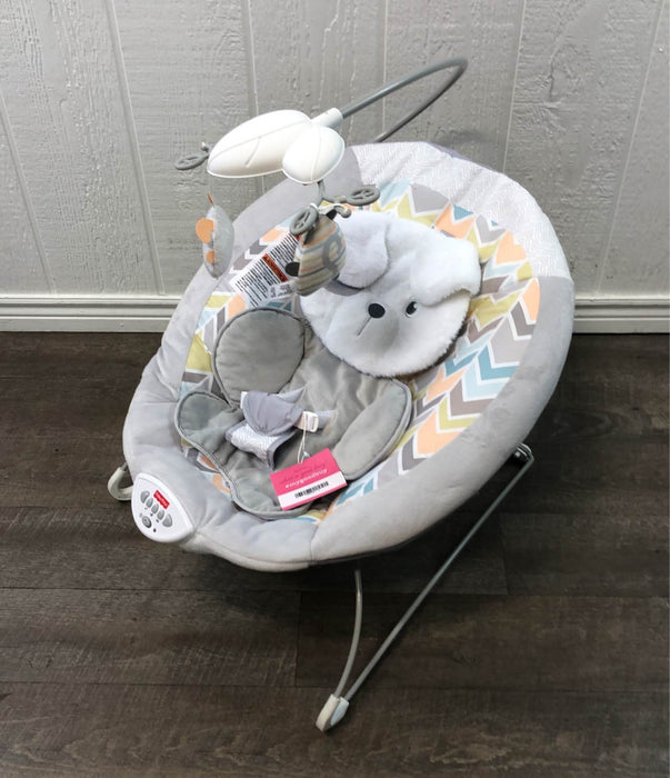 used Fisher Price Deluxe Bouncer, Sweet Snugapuppy Dreams