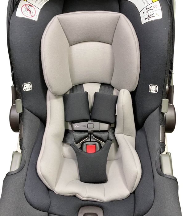 Nuna PIPA rx Infant Car Seat with RELX Base, 2023, Caviar