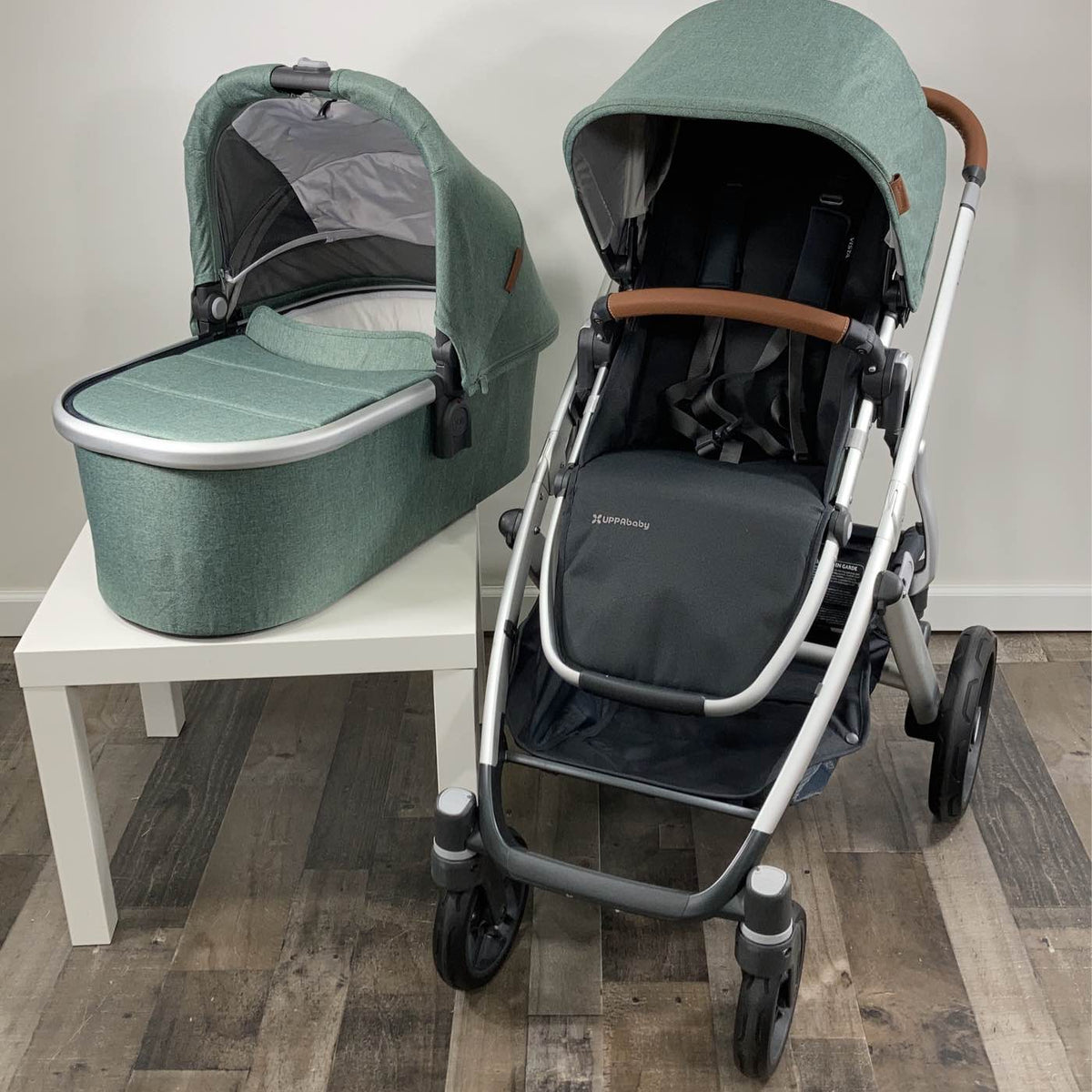 emmett green uppababy UPPAbaby VISTA V2 Stroller, 2019, Emmett (Green Melange)