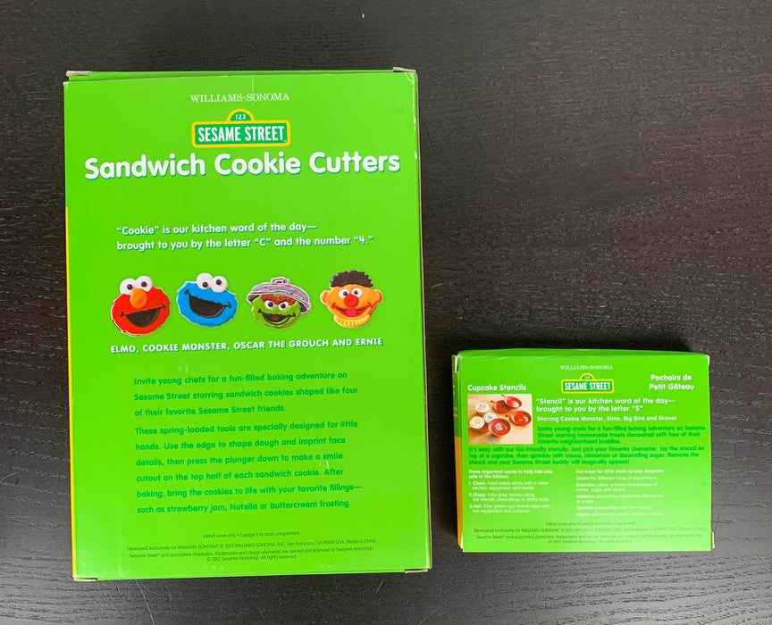 secondhand William Sonoma Sesame Street Baking Sets