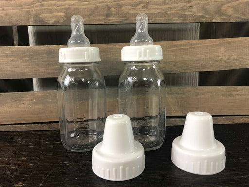 secondhand Evenflo Glass Baby Bottles - 4oz