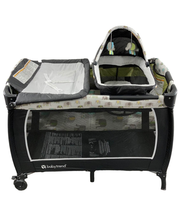 Shop Baby Trend Retreat Nursery Center Playard, Elephants at GoodBuy Gear