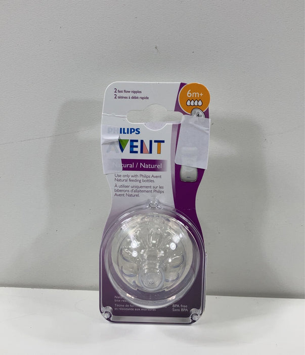 Shop Philips Avent Natural Fast Flow Nipples, 2pk at GoodBuy Gear