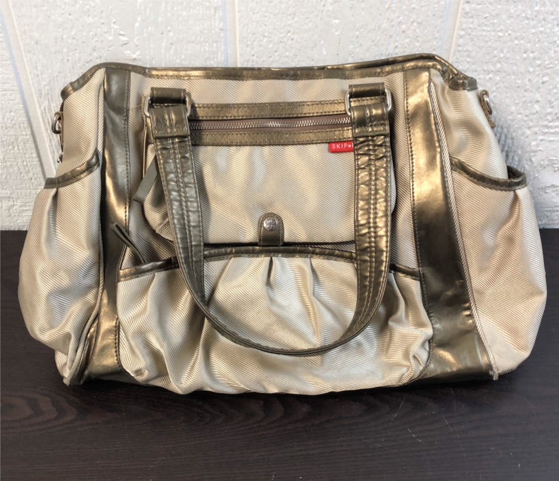 secondhand Skip Hop Leather Tote Diaper Bag