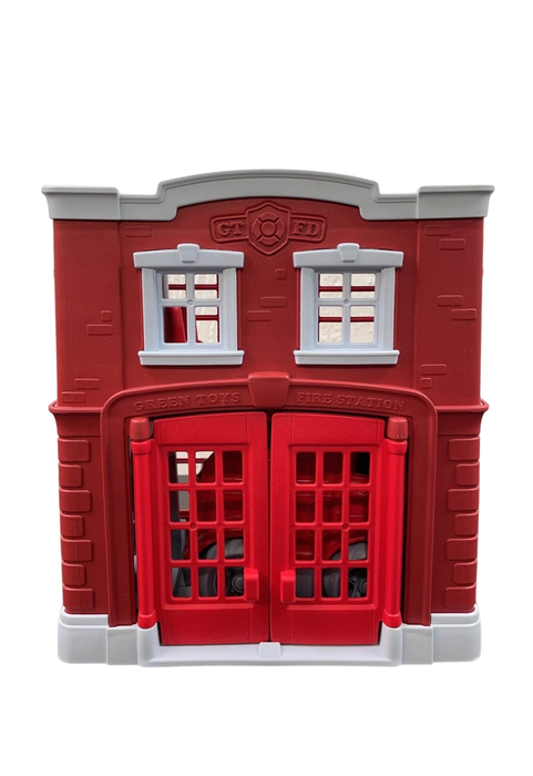 secondhand Green Toys Fire Station Playset