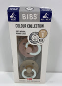 Shop BIBS 2-Pack Pacifiers, Size 1 (0+ months), Glow in the Dark Blush/Vanilla at GoodBuy Gear