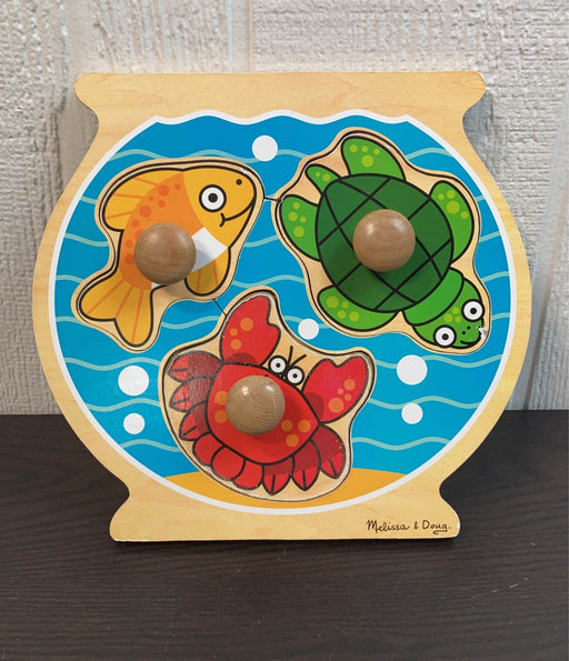 used Melissa & Doug Jumbo Knob Puzzle