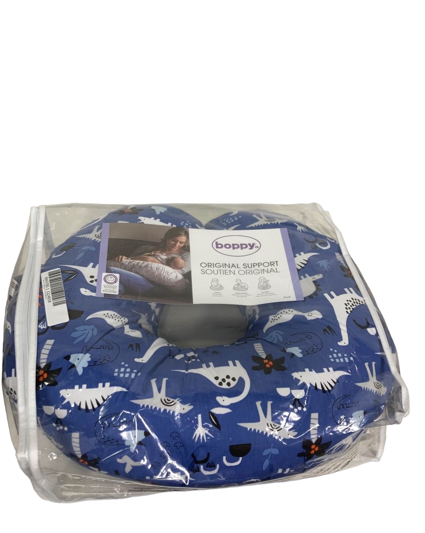 Boppy newborn lounger top big whale navy