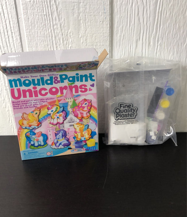 used 4M Mold & Paint Kit, Unicorns