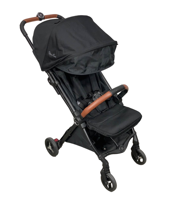 used Silver Cross Jet Compact Stroller, 2022, Black HIDDEN PHOTO REQ 2.24