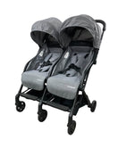 used Mompush Lithe Double Stroller, 2021, Grey