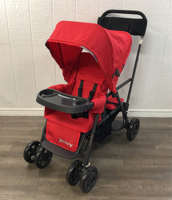 used Joovy Caboose Ultralight Stroller, 2021, Red