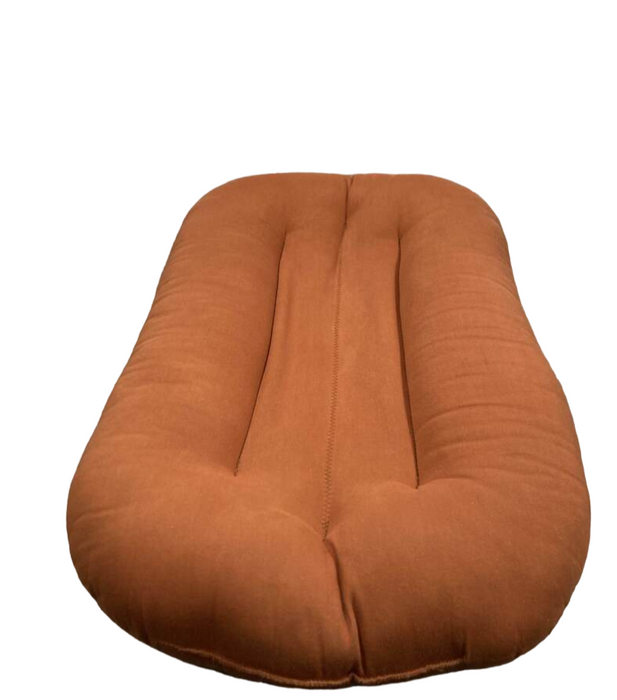 used Snuggle Me Organic Sensory Infant Lounger, Gingerbread