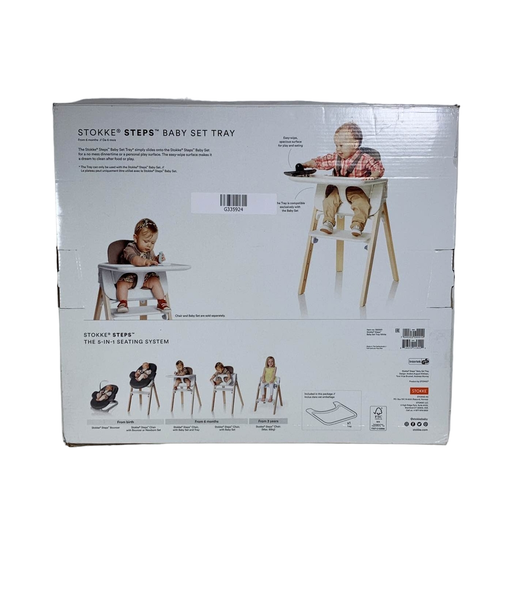 secondhand Stokke Steps Baby Set Tray, White