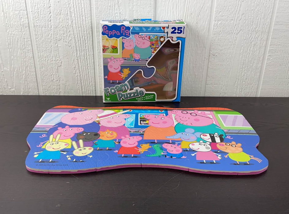 used Cardinal 25 Piece Foam Puzzle, Peppa Pig