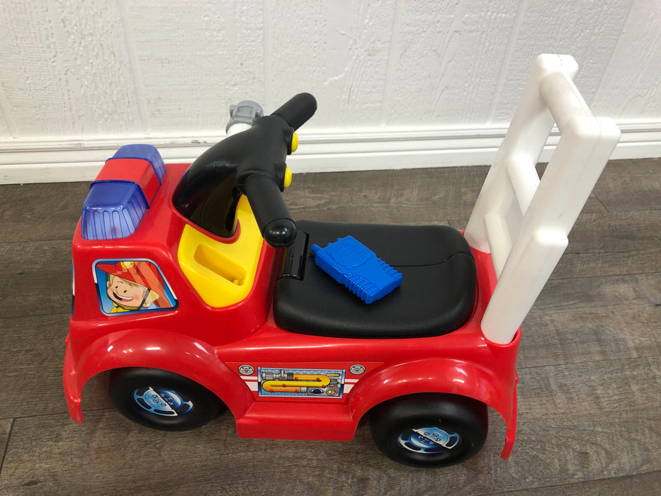 used Fisher Price Little People Fire Truck Ride On