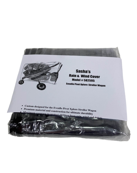 Sashas Rain And Wind Cover For Evenflo Pivot Xplory Stroller Wagon