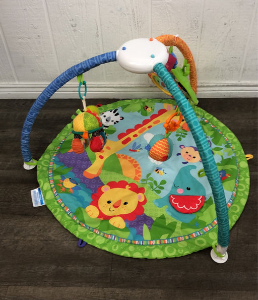 secondhand Fisher Price Rainforest 1-2-3 Musical Gym