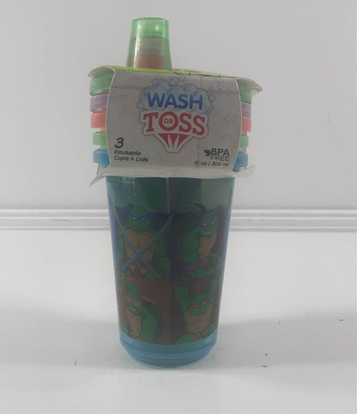 used Nuby Wash Or Toss Sippy Cups